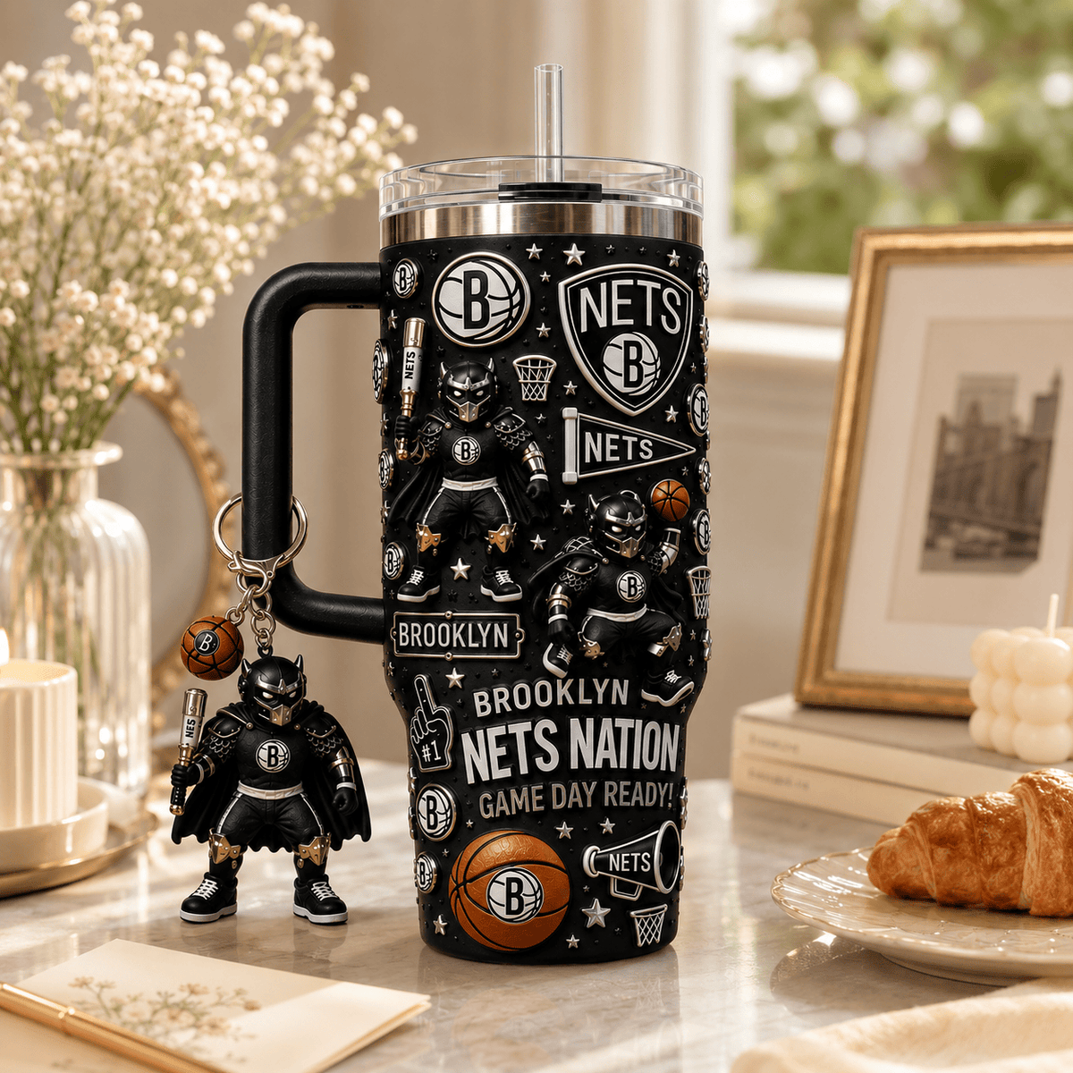 BLNS 40oz Tumbler With Handle DNBN