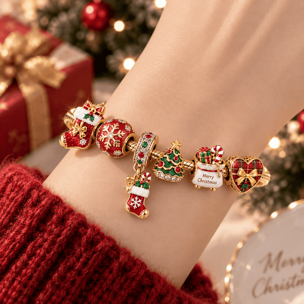 CHRS Gold Charm Bracelet Set PTT