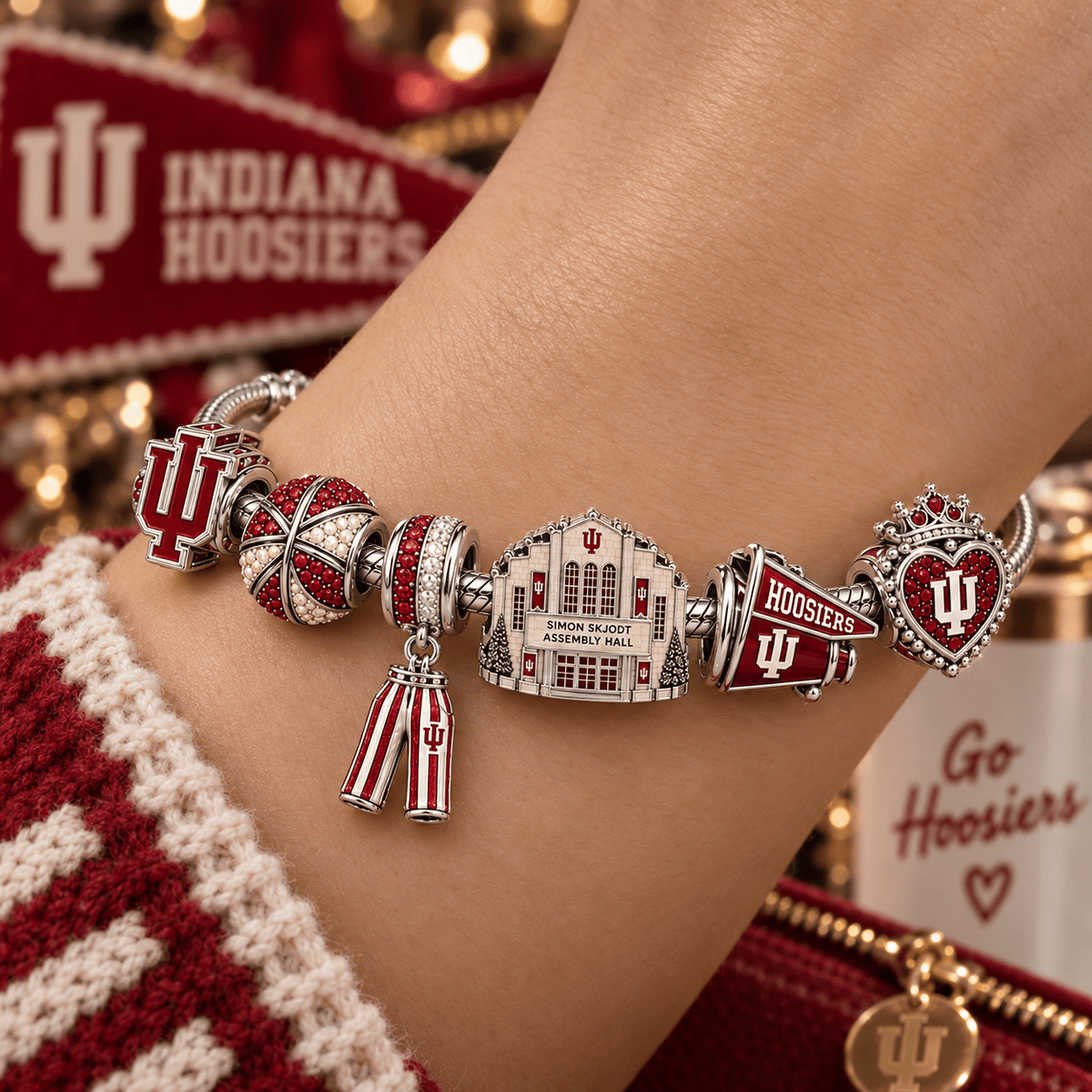 IDH Silver Charm Bracelet Set NTTB