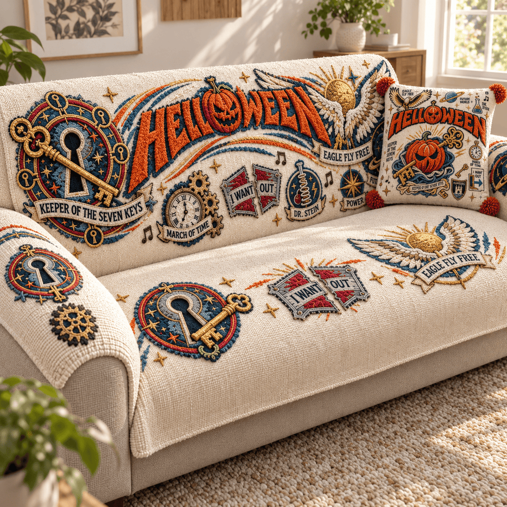 HLWB Tufted Sofa Cover & Pillow Set HTTT