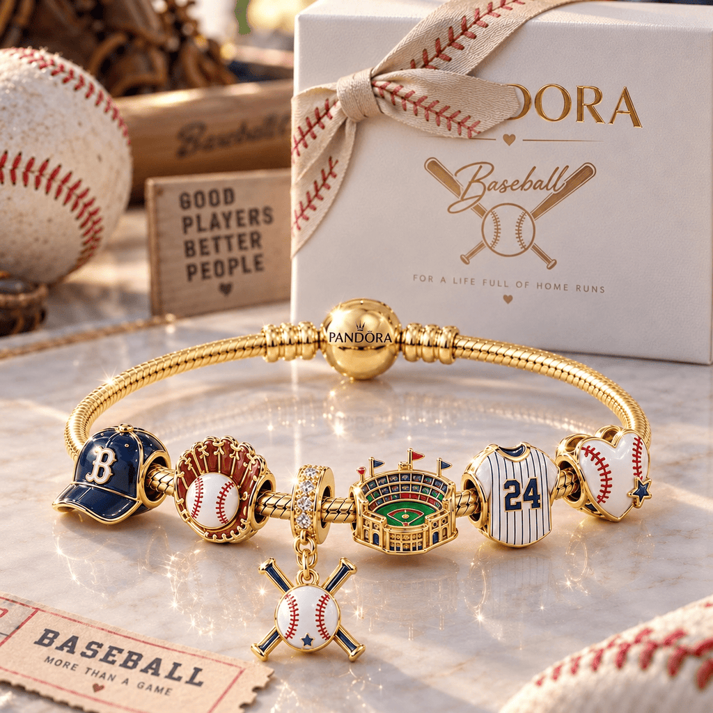 BSB Gold Charm Bracelet Set VTH