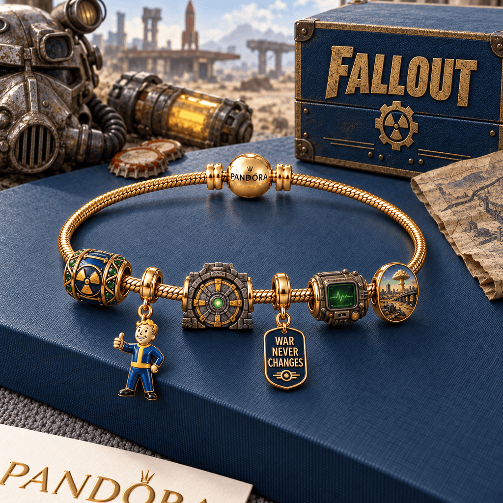 FOG Gold Charm Bracelet Set HQH