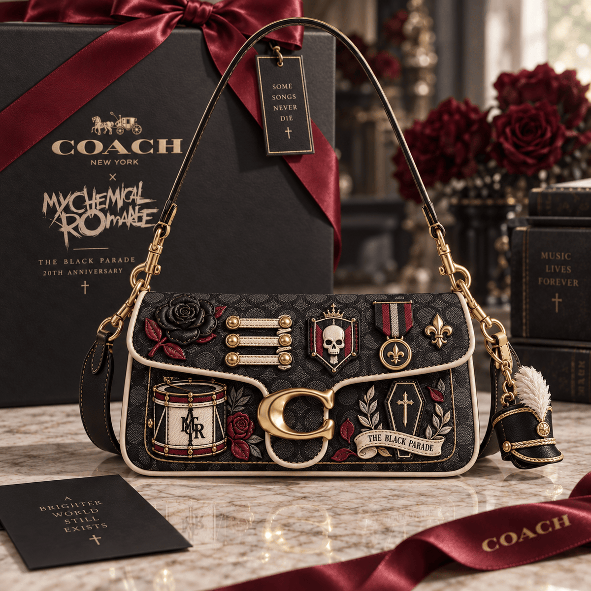 Premium MCR Coach Shoulder Cross With Charm NPL