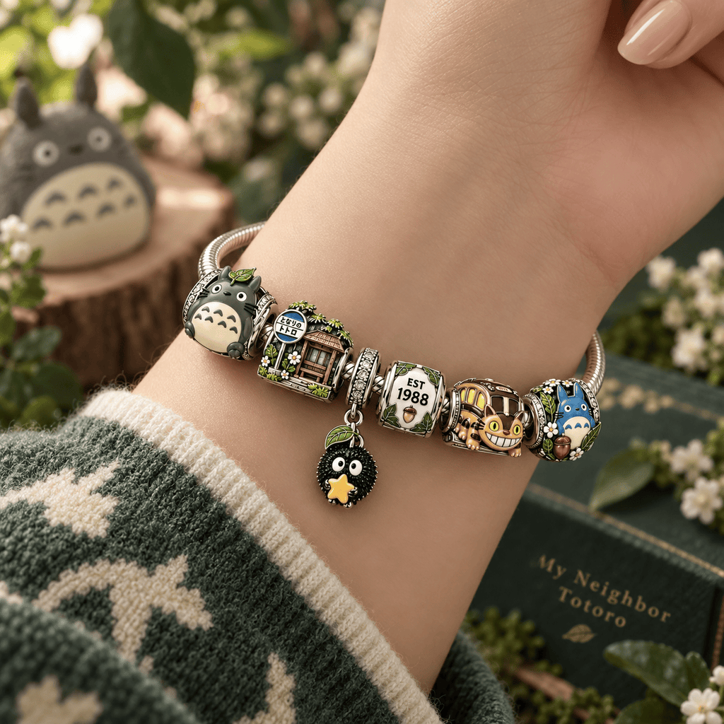 MNTO Sliver Charm Bracelet Set VTH