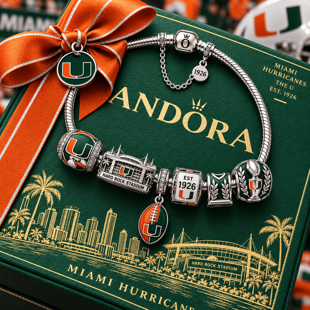 MHC Silver Charm Bracelet Set PTT